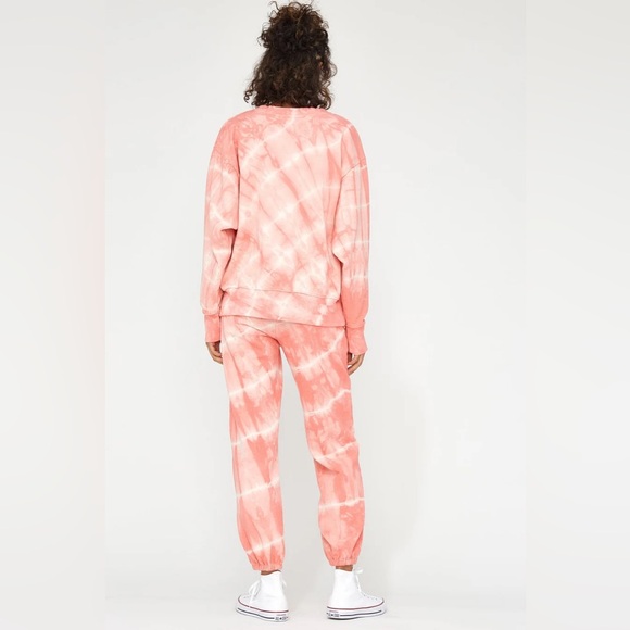 NWT LA CAUSA Tie Dye Matching Set in Grapefruit - Size Medium - Picture 2 of 10